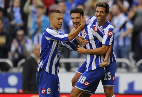 "Deportivo" savo aikštėje nugalėjo "Eibar" futbolininkus (VIDEO)