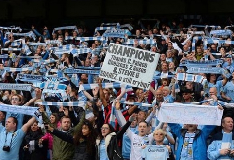 "Man City" fanų armija išaugo 523 proc., "Man Utd" ir "Inter" liūdi dėl prarandamų gerbėjų