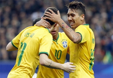 Brazilijos rinktinė šeimininkavo Paryžiuje (FOTO, VIDEO)