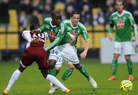 Ligue 1: trimis taškais džiaugėsi "Saint Etienne" ir "Montpellier"