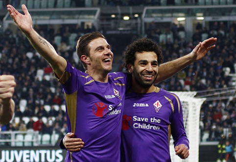 M. Salah vedama "Fiorentina" ekipa svečiuose nukovė "Juventus" (VIDEO)