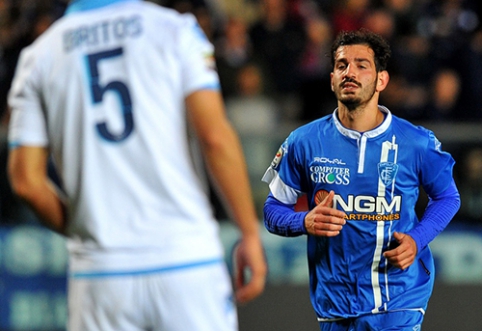 Paskutiniame "Serie A" turo mūšyje - trys įvarčiai į savus vartus bei "Empoli" pergalė prieš "Napoli (VIDEO)