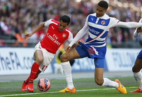 A. Sanchezo dublis išvedė "Arsenal" į FA taurės finalą