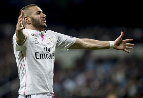 K.Benzema dėl traumos praleis rungtynes su "Malaga"