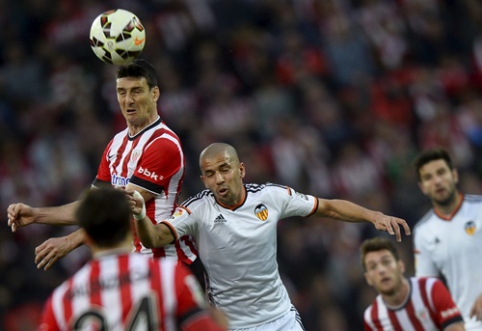 "Valencia" rungtynių pabaigoje išleido pergalę prieš "Athletic" futbolininkus (VIDEO)