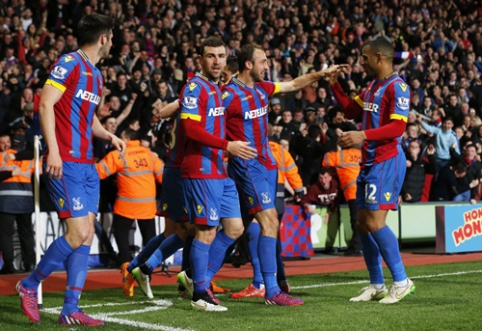 "Man City" išvykoje netikėtai krito prieš "Crystal Palace" futbolininkus (VIDEO)