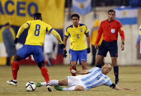 Argentina be L.Messi nugalėjo Ekvadoro rinktinę (VIDEO)