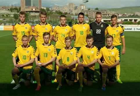 Lietuvos U-19 rinktinė įvarčių Armėnijoje taip ir nepelnė