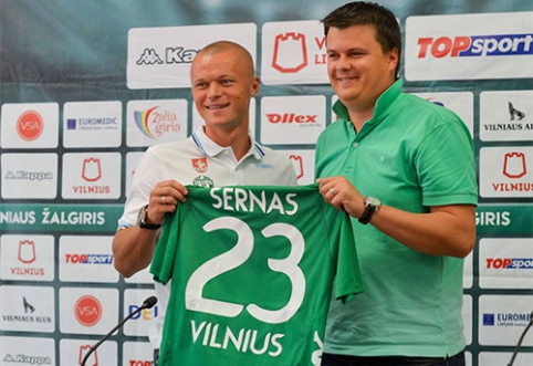 D.Šernas: smagu ateiti į tokį klubą, kuris dominuoja Lietuvos futbole