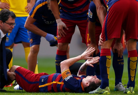 Smūgis "Barcelonai" - L.Messi nežais du mėnesius (FOTO, VIDEO)