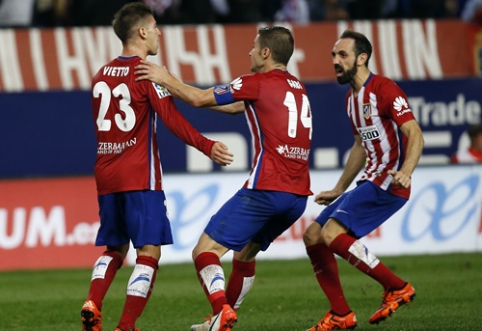 "Atletico" dominavo, tačiau Madrido derbyje užfiksuotos lygiosios (VIDEO)