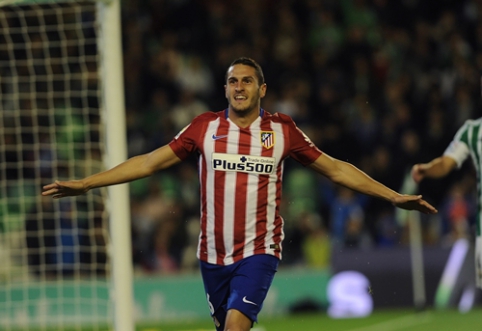 Koke: "Atletico" klubui gali būti per sunku pavyti "Barcą"