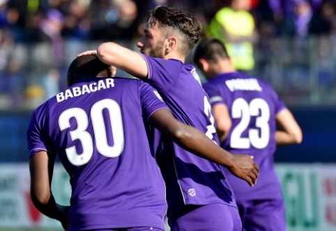"Fiorentina" pakilo į pirmąją vietą, "Milan" svečiuose įveikė "Lazio" (VIDEO)