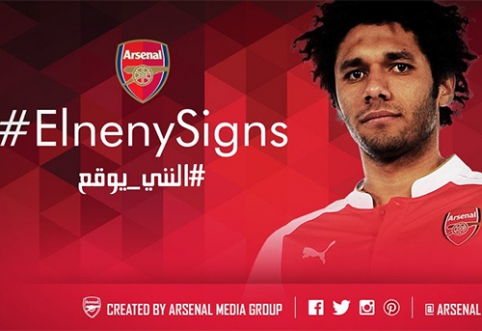 Oficialu: "Arsenal" papildė Mohamedas Elneny (VIDEO)