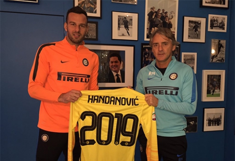 Sausio 5 d. transferai ir gandai: S.Handanovičius lieka "Inter", "Arsenal" tęsia puolėjo paieškas