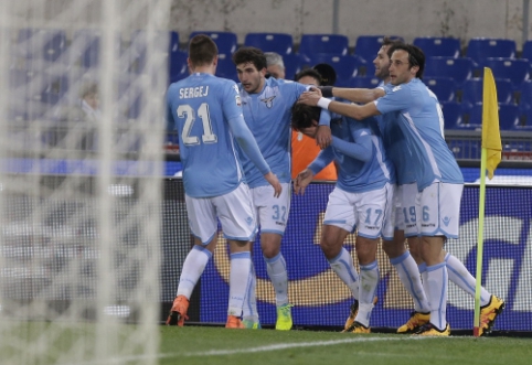 Serie A: "Lazio" namuose sutriuškino "Hellas"