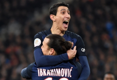 PSG pergalių seriją pratęsė prieš "Marseille", "Saint-Etienne" patiesė "Bordeaux" (VIDEO)