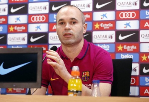 A. Iniesta: "El Clasico" norime laimėti dėl J. Cruyffo