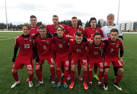 Lietuvos U-19 rinktinė lygiai kovojo su estais