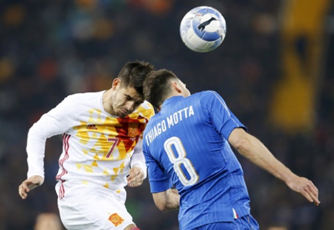 Draugiškose rungtynėse - Italijos ir Ispanijos rinktinių lygiosios (VIDEO)