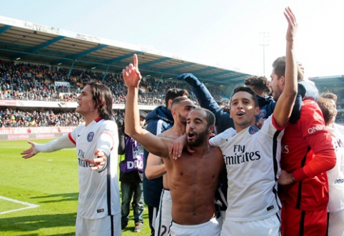 PSG "Ligue 1" titulą užsitikrino į autsaiderio vartus įmušdamas devynis įvarčius (VIDEO)