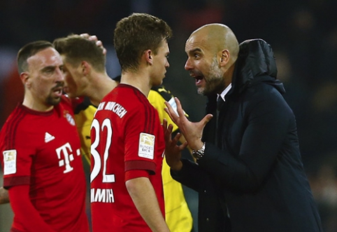 J.Guardiola aikštėje tiesiog "dorojo" savo auklėtinį (VIDEO)