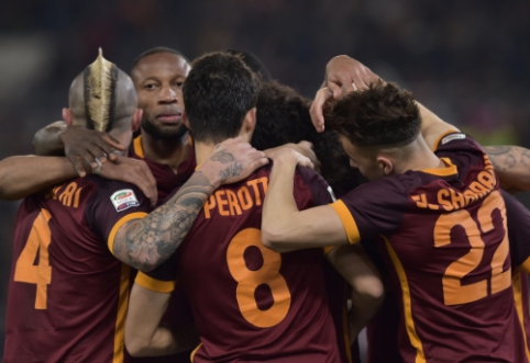 "Roma" namuose sutriuškino traumų išguldytą "Fiorentina" (VIDEO)