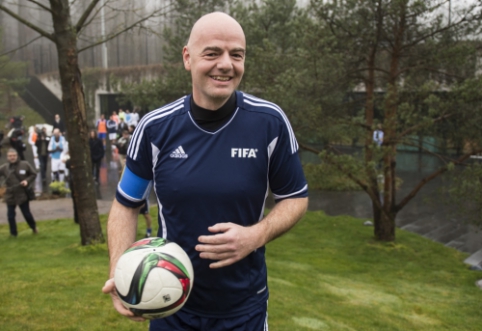 G. Infantino: reikia pradėti testuoti video technologijas