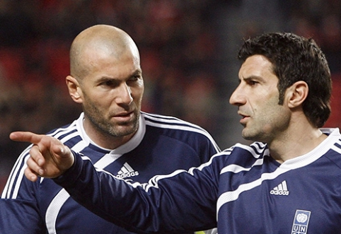 L.Figo baiminasi dėl Z.Zidane'o ateities "Real" ekipoje