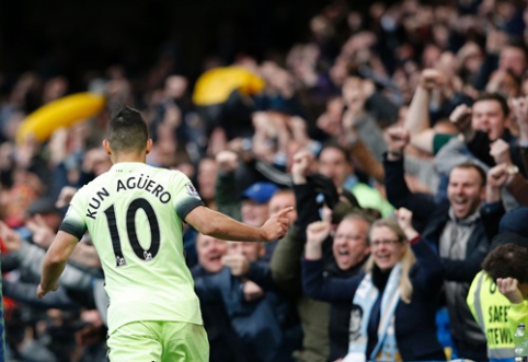 "Stamford Bridge" stadione - S. Aguero "hat-trickas" ir triuškinanti "Man City" pergalė (VIDEO)