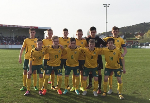  Lietuvos U-17 rinktinė antroje dvikovoje sužaidė lygiosiomis su Austrija