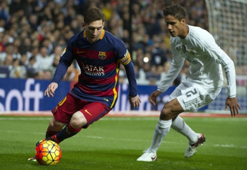 R. Varane dėl traumos praleis "El Clasico"