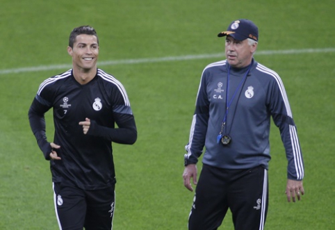 C. Ancelotti: C. Ronaldo rinkdavosi ledo vonias, nors jo laukdavo I. Shayk