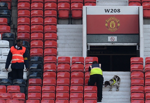 "Old Trafford" stadione "bombą" paliko užsienio saugos kompanija