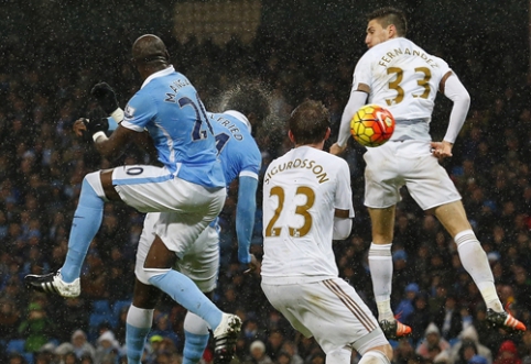 Ar "Man City" pateks į Čempionų lygą: "Swansea City" - "Manchester City" (apžvalga)