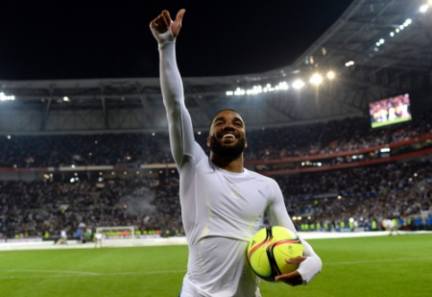 "West Ham" pateikė pasiūlymą už A. Lacazette'ą