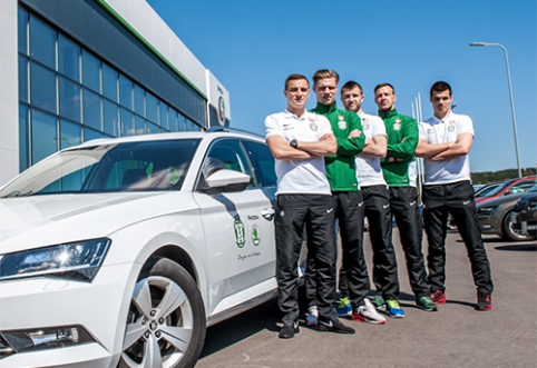 Gautais "Škoda" automobiliais "Žalgiris" vežios ir klubo svečius iš užsienio (VIDEO)