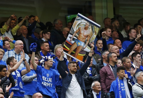 "Old Trafford" stadione naujasis čempionas nepaaiškėjo - "Leicester" neįveikė"Man Utd" ekipos (VIDEO)