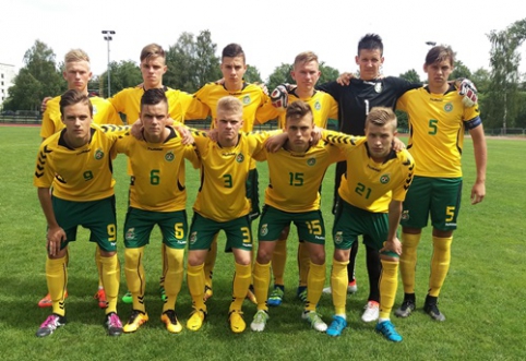  U-17 rinktinė latvius įveikė nepaisant ankstyvo dviejų įvarčių deficito 