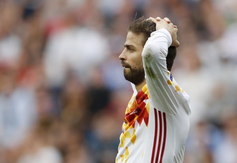 G. Pique: dabartinė rinktinė nėra pakankamai gero lygio