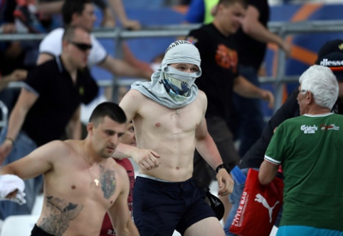 UEFA verdiktas Rusijai - bauda ir grėsmė būti pašalintai iš pirmenybių