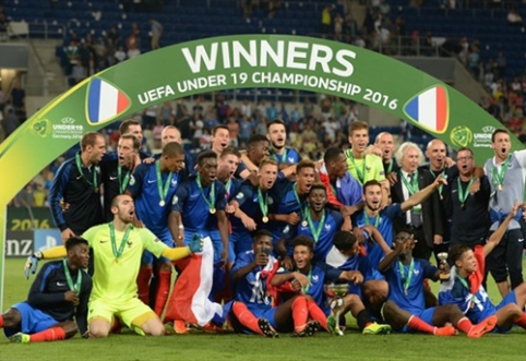 Europos jaunimo iki 19 metų čempionate triumfavo prancūzai