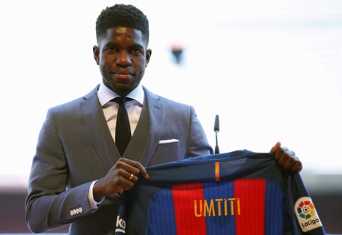 "Barcoje" pristatytas S. Umtiti: turėsiu sunkiai dirbti, kad įrodyčiau savo vertę