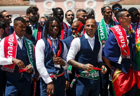 Europos čempionų fiestos metu - Nani ir R. Sancheso šou (VIDEO)