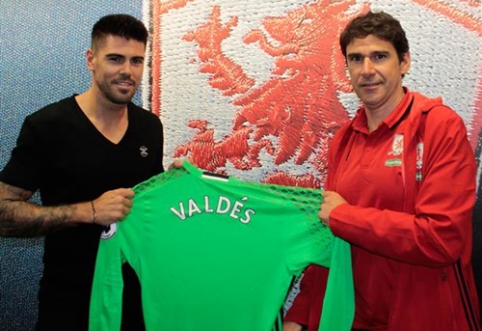 V. Valdesas grįžta į "Premier" lygą - vilkės "Middlesbrough" marškinėlius