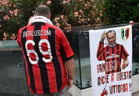S.Berlusconi traukiasi - "Milan" parduotas Kinijos investuotojams