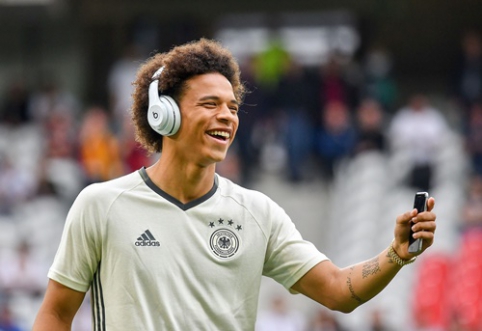 L. Sane atvyko į Mančesterį užbaigti sandorio su "Man City"