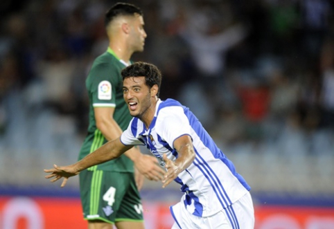 "Real Sociedad" namuose įveikė "Real Betis (VIDEO)