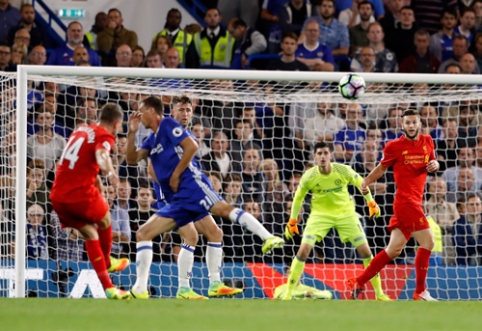 Pirmajame kėlinyje pranašumą susikrovęs "Liverpool" palaužė "Chelsea" (VIDEO)