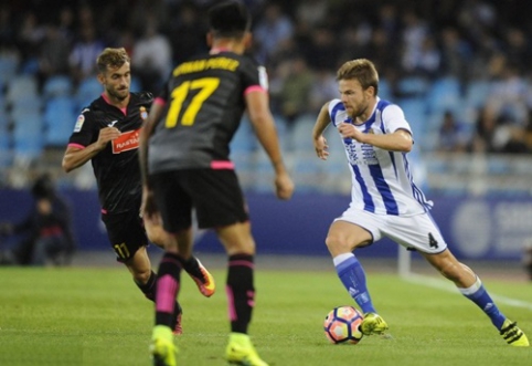 Ispanijoje - "Real Sociedad" ir "Espanyol" lygiosios (VIDEO)